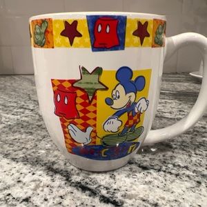 Disney FTD Inc. MICKEY MOUSE Stoneware Coffee Mug Cup Collectible Vase